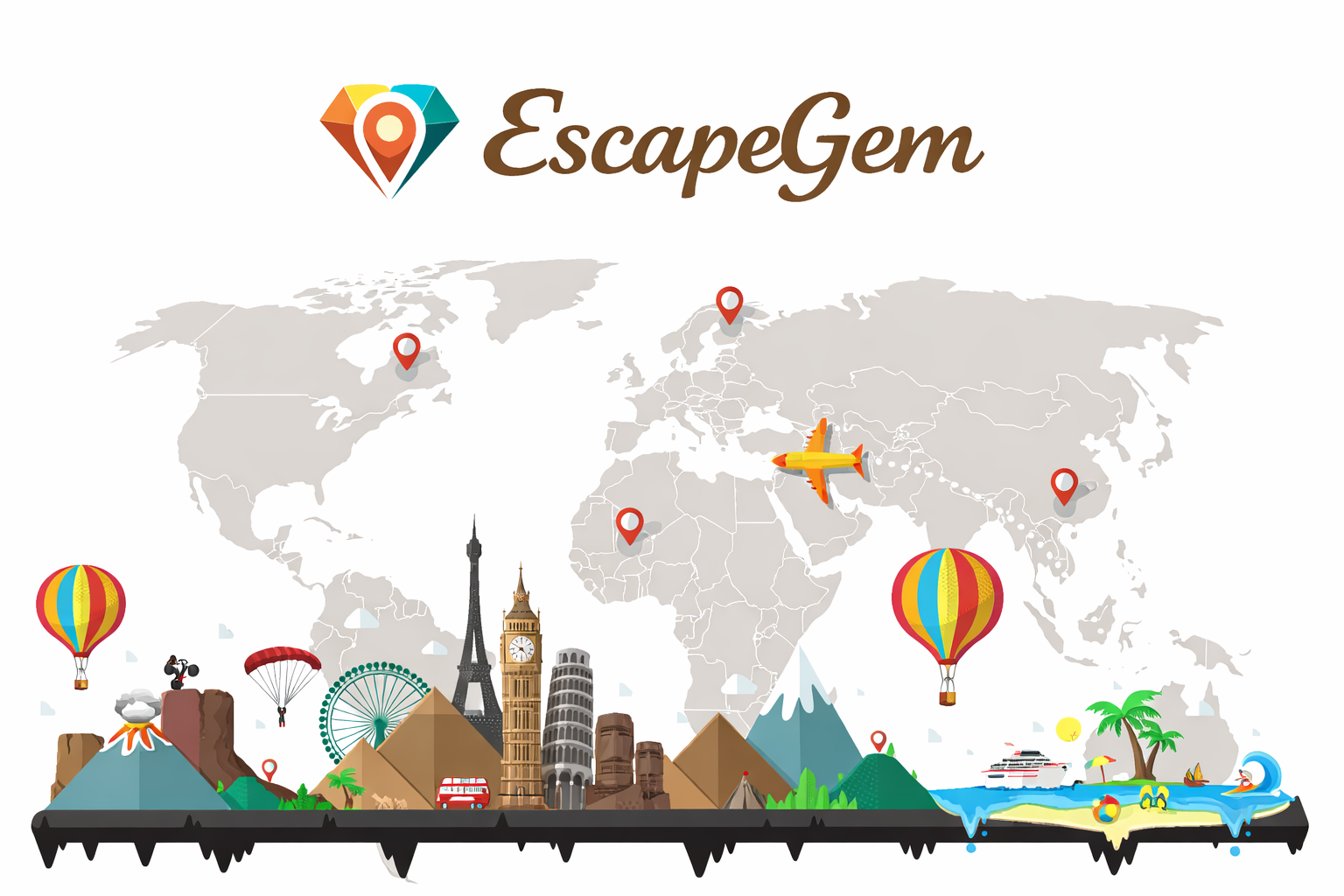 EscapeGem Travel Deals Logo